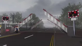 A Few Trains at Seafield Town Station & Level Crossing - Roblox