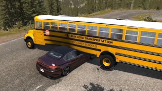 School Bus Crashes 5 (Interior View Edition) | BeamNG.drive