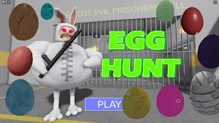 ALL 10 EGG HUNT in Barry's Prison Run! EASTER HOLIDAY! #roblox