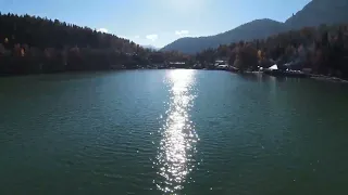 Озеро Рица с дрона. 13.11.2022