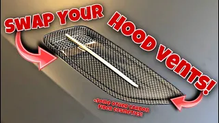 How-To Swap Your Kia Stinger Hood Vents (+some other carbon fiber cosmetics!)