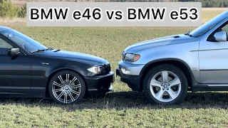 КТО БЫСТРЕЕ? ГОНКА BMW E53 VS BMW E46!