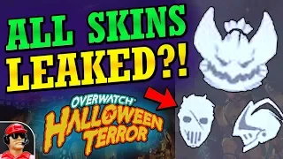 MORE NEW SKINS LEAKED!! - 2018 Halloween Terror Event Skins Leak (Overwatch News)