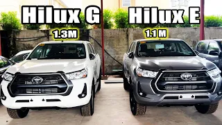 2023 HILUX E VS HILUX G | SPECS COMPARISON  | MOTORISTA ADVENTURES