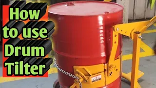 Drum Tilter | manual drum handler | #viral #drums #tilted