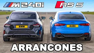 BMW M240i vs Audi RS5: ARRANCONES