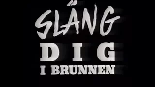 'Släng dig i brunnen' Jonas Gardell, Malmberg, Brandeby  (TBC image) SVT S02E05 28 mars 1992