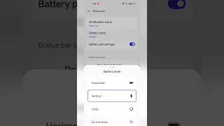 How to Change Battery Icon Style in OnePlus 11, 11R | Oxygen OS 13 | #shorts #oneplus11 #oneplus