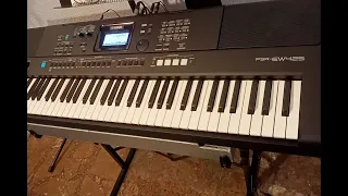 Yamaha psr EW - 425- Primer tutorial - Como dar más rever a la melodía y como subir el Split.