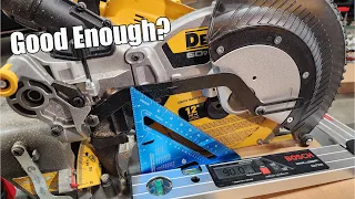 Accuracy With The DEWALT FlexVolt 60V DCS781 12" Double Bevel Sliding Miter Saw