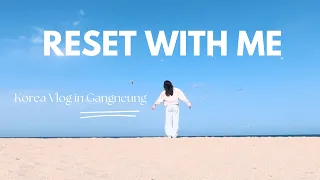 Korea Vlog | Reset with Me, Day Trip to Gangneung, Shopping Haul, Healing Days at the Beach 🌊