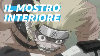 Naruto libera il chakra della la volpe a nove code