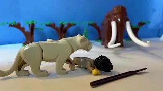 LEGO Walking with Beasts - The Mammoths and the Cave Lion