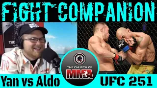 Petr Yan vs Jose Aldo Fight Companion Full Fight Commentary