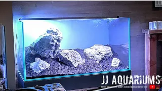 Aquascaping The 90P Aquarium | Iwagumi Style |