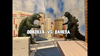 Godzilla vs Gamera Stop Motion Movie