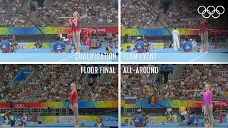 All Nastia Liukin 🇺🇸2008 floor routines at the same time!