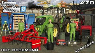 Covering BUNKE SILO and planting SILPHIE SAPLINGS | Hof Bergmann | Farming Simulator 22 | Episode 70