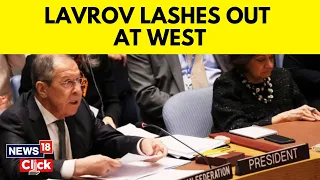 Sergey Lavrov Lashes Out At West In UN | Lavrov Fiercely Criticized Western Countries At UNSC