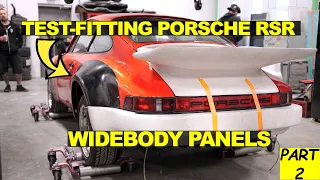 Test fitting Widebody Panels - Porsche 911 RSR Widebody Project - Part 2