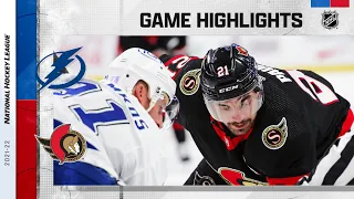 Lightning @ Senators 11/6/21 | NHL Highlights