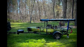 So I made a kayak trailer