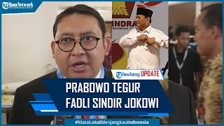 Prabowo Tegur Fadli Zon yang Sindir Jokowi Soal Banjir Sintang