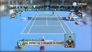 Visión 7 - Del Potro fue eliminado de Sydney