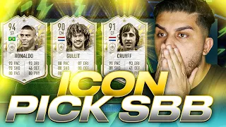 FIFA 22 | RANDOM BASE OR MID ICON PLAYER PICK SQUAD BUILDER BATTLE🔥💰 - OH MAN...☠️