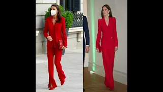 Queen Letizia Vs Kate Middleton Red Dress 🔥 #shorts #royal #letizia #kate #ootd @LoveyouFashion