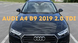 AUDI A4 B9 2019 2.0 TDI 122 л.с. черный