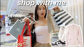 SHOPPING VLOG 🛍️ huge clothing haul, back to school essentials, buying a new wardrobe + fit inspo