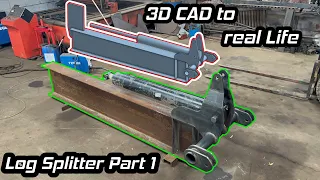 Making a HUGE log splitter. part 1