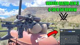 Vortex Razor Gen 3 6-36x56 Honest Review…Nightforce watch out!