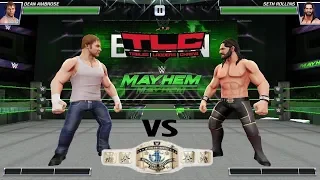 Seth Rollins Vs Dean Ambrose [intercontinental title] || WWE mayhem || Master mayhem..