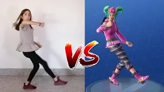 FORTNITE DANCE CHALLENGE IN REAL LIFE!! (All New Dances)