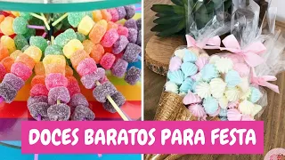 DICAS DOCES BARATOS PARA FESTA INFANTIL