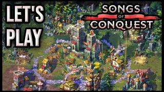 Songs of Conquest Gameplay! Spiritual Successor to Heroes of Might and Magic (Arleon Faction)