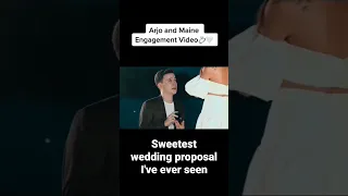 Arjo Atayde's wedding proposal to Maine Mendoza #viral #weddingproposal #engagement #arjoatayde