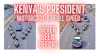 President RUTO'S MOTORCADE? | Chase Cars at Full Speed | The unseen moments