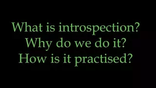 What is Introspection?