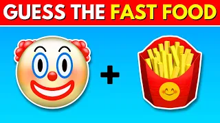 Can You Guess The Fast Food Logo By Emoji? | Emoji Quiz