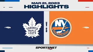 NHL Highlights | Maple Leafs vs. Islanders - March 21, 2023