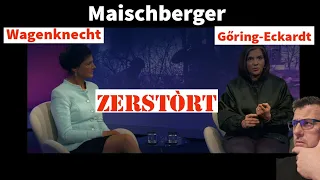 Gőring-Eckardt: Ihr PEINLICH-Auftritt mit Wagenknecht bei Maischberger!