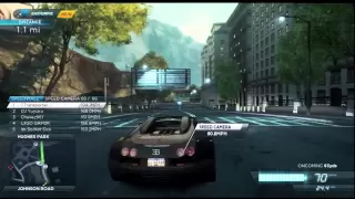 Need For Speed Most Wanted (2012) [Xbox 360]: Bugatti Veyron Grand Sport Vitesse Gameplay