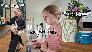 spontan kæreste hyggetur, panik over bachelor og henter vores keramik (vlog)