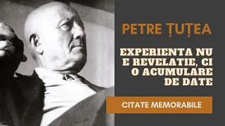 Petre Țuțea in citate memorabile