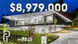 Inside a MODERN $8,979,000 home in West Vancouver Canada! | Propertygrams mansion Tour