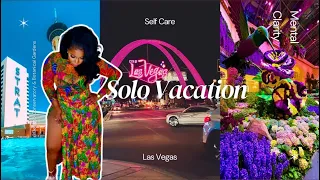 Solo VEGAS Vlog 2024 | LETTING GO Of My Fears|EMOTIONAL|The Strat Hotel | Bellagio Botanical Gardens