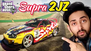 HOW TO INSTALL SUPRA IN GTA 5  GTA 5 | SUPRA 2JZ ENGINE SOUND | Mods 2023 | Hindi/Urdu | THE NOOB